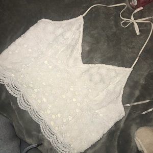 halter top cropped